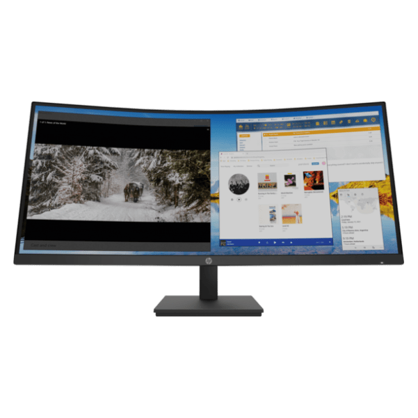 HP M34d WQHD Curved Display Monitor