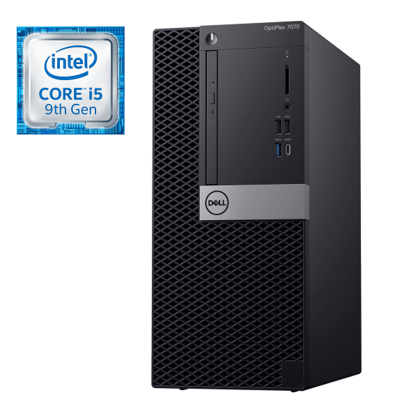 Dell Optiplex 7070, Intel Core i5-9400 (2.9GHz - 4.1GHz) Processor, 4GB Ram, 1TB HDD
