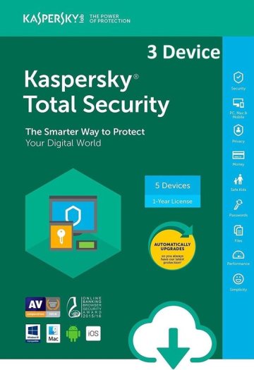 Kaspersky Total Security 3user