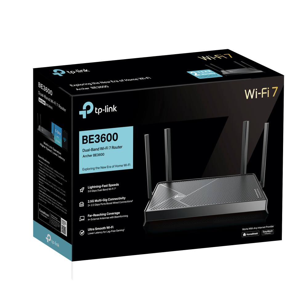Tp-Link Archer BE3600 Dual-Band Wi-Fi 7 Router - Image 2